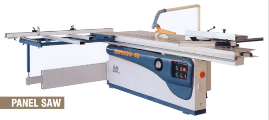 Panel Saw with Scoring & Sliding Table